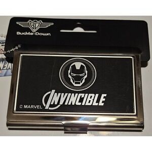 Marvel Iron Man‎ Invincible Buckle Down Business Card Case Holder New